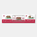 Search for route 66 bumper stickers California