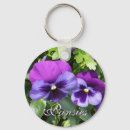 Search for flowering pansy key rings Nature