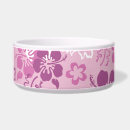 Search for floral pet bowls Hawaiian