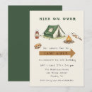Search for adventure birthday invitations Camp out