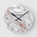 Search for white glitter clocks Marble