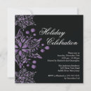 Search for fancy christmas invitations Purple