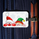 Search for santa claus luggage tags Funny
