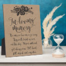 Search for in loving memory plaques Remembrance