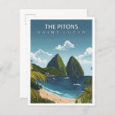 Search for pitons postcards Saint lucia