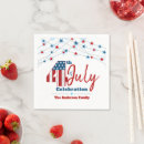 Search for red white and blue napkins Stars and stripes