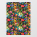 Search for stained glass window decals Flowers