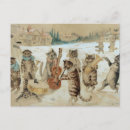 Search for vintage cat art postcards Animals