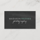Search for chalkboard business cards Photographer