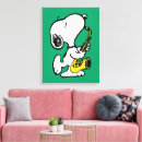 Search for charlie brown canvas prints Woodstock