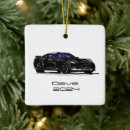 Search for sports car christmas tree decorations Corvette