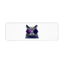 Search for cute cats return address labels Retro