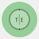 Search for geometric wedding stickers Initials