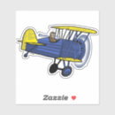 Search for cartoon flying plane stickers Aeroplane