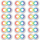 Search for symbol of infinity stickers Neurodiversity