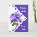 Search for sister in law birthday cards Floral