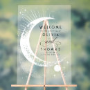 Search for moon and stars wedding signs Starry night