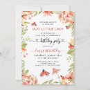 Search for ladybug party invitations Floral