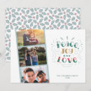 Search for peace and love christmas cards Family photo