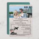 Search for turquoise invitations Vintage