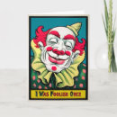 Search for clown birthday cards Weird