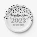 Search for new years eve plates Silver