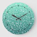 Search for aquamarine clocks Teal