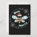 Search for bee christmas cards Merry xmas