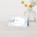 Search for baby shower place cards Elephant