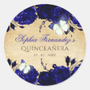 Search for royal blue floral stickers Rustic