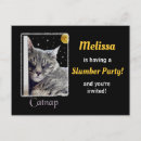 Search for kids pajama party invitations Cat