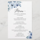 Search for dusty blue wedding menus Dinner