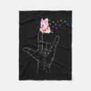 Search for sign language blankets Deaf