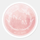 Search for gold monogram seals envelope seals Pink