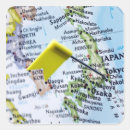 Search for map pin stickers Asia