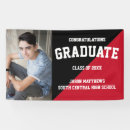 Search for red and black graduation banners Simple