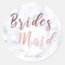 Search for metallic copper stickers Bridal shower