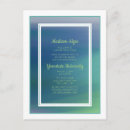 Search for blue ombre invitations Teal