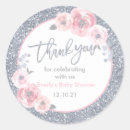 Search for pink and silver baby shower stickers Baby it's cold outside