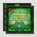 Search for irish blessing invitations Clover