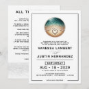 Search for hearts in the sand invitations Destination