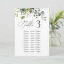 Search for wedding table cards Greenery