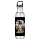 Search for halloween water bottles Crazy cat lady