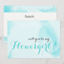 Search for flowergirls invitations Watercolor
