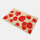 Search for poppy doormats Botanical