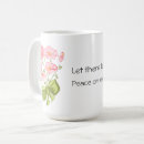 Search for peace on earth mugs Inspirational
