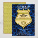 Search for police badge invitations Officer