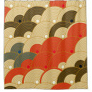 Search for japanese wave shower curtains Retro