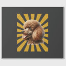 Search for standard poodle wrapping paper Animal