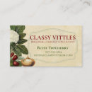 Search for culinary business cards Vintage